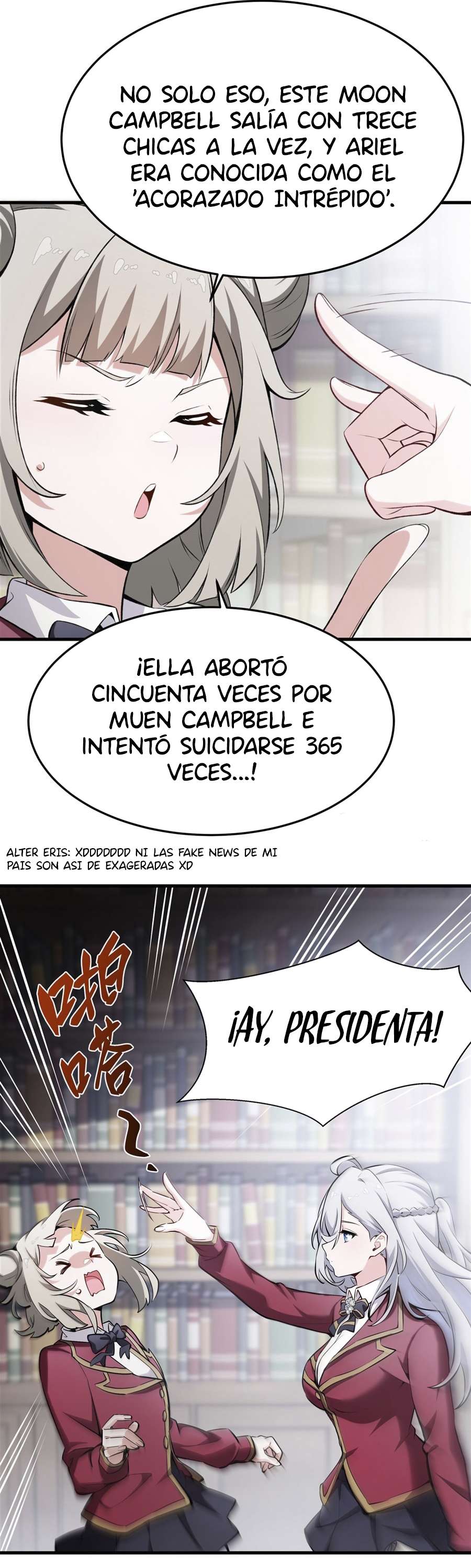 El villano rubio de la novela de la protagonista femenina quiere ser feliz capítulo 44 página 26