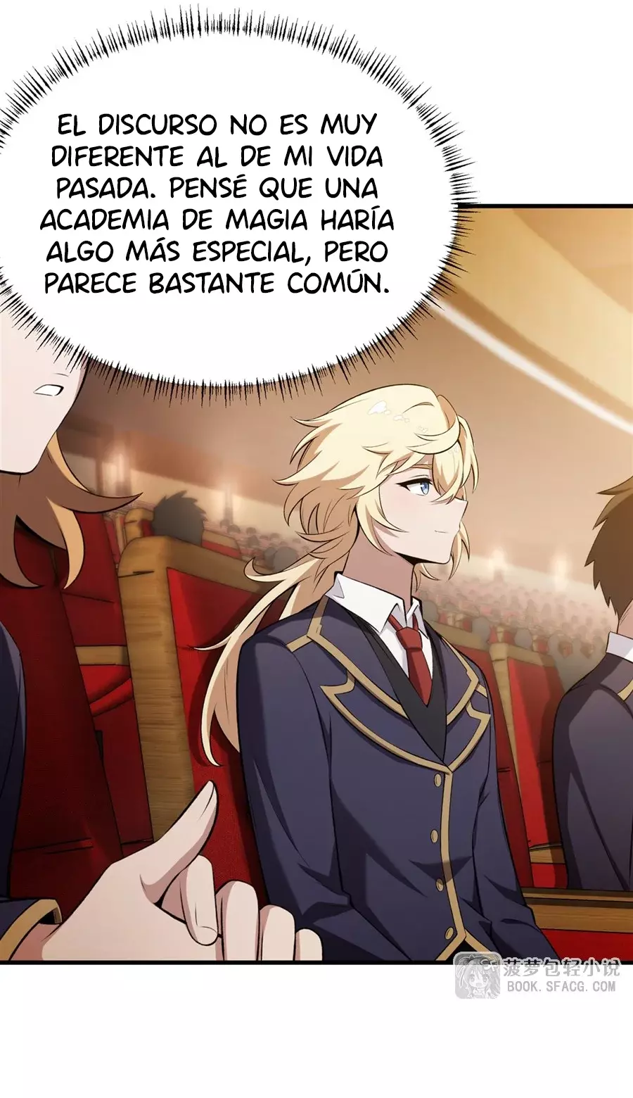El villano rubio de la novela de la protagonista femenina quiere ser feliz capítulo 45 página 19