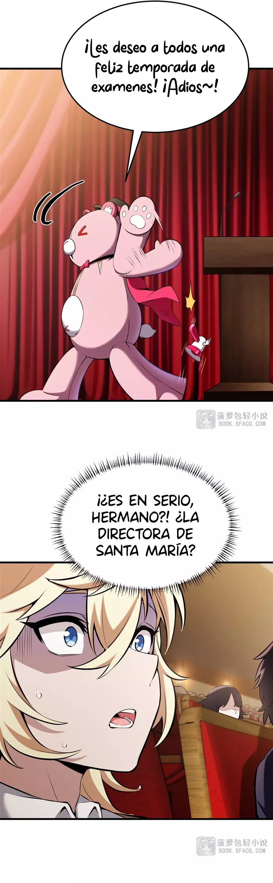 El villano rubio de la novela de la protagonista femenina quiere ser feliz capítulo 45 página 26