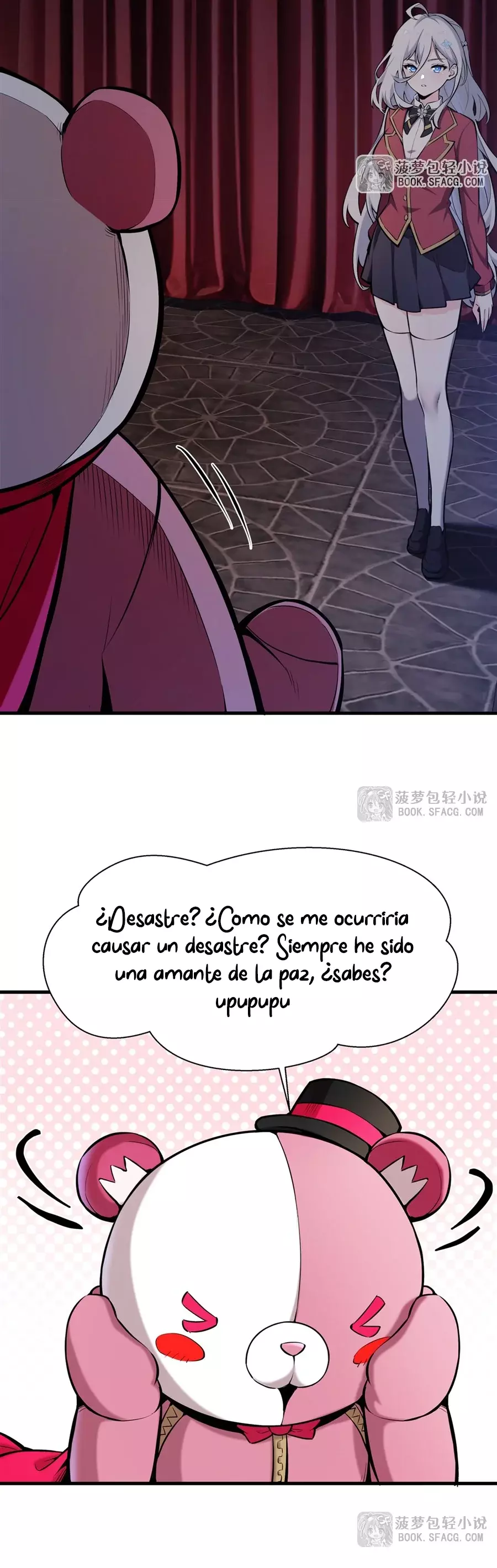 El villano rubio de la novela de la protagonista femenina quiere ser feliz capítulo 45 página 29