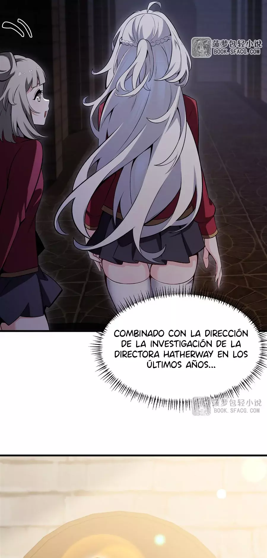 El villano rubio de la novela de la protagonista femenina quiere ser feliz capítulo 45 página 33