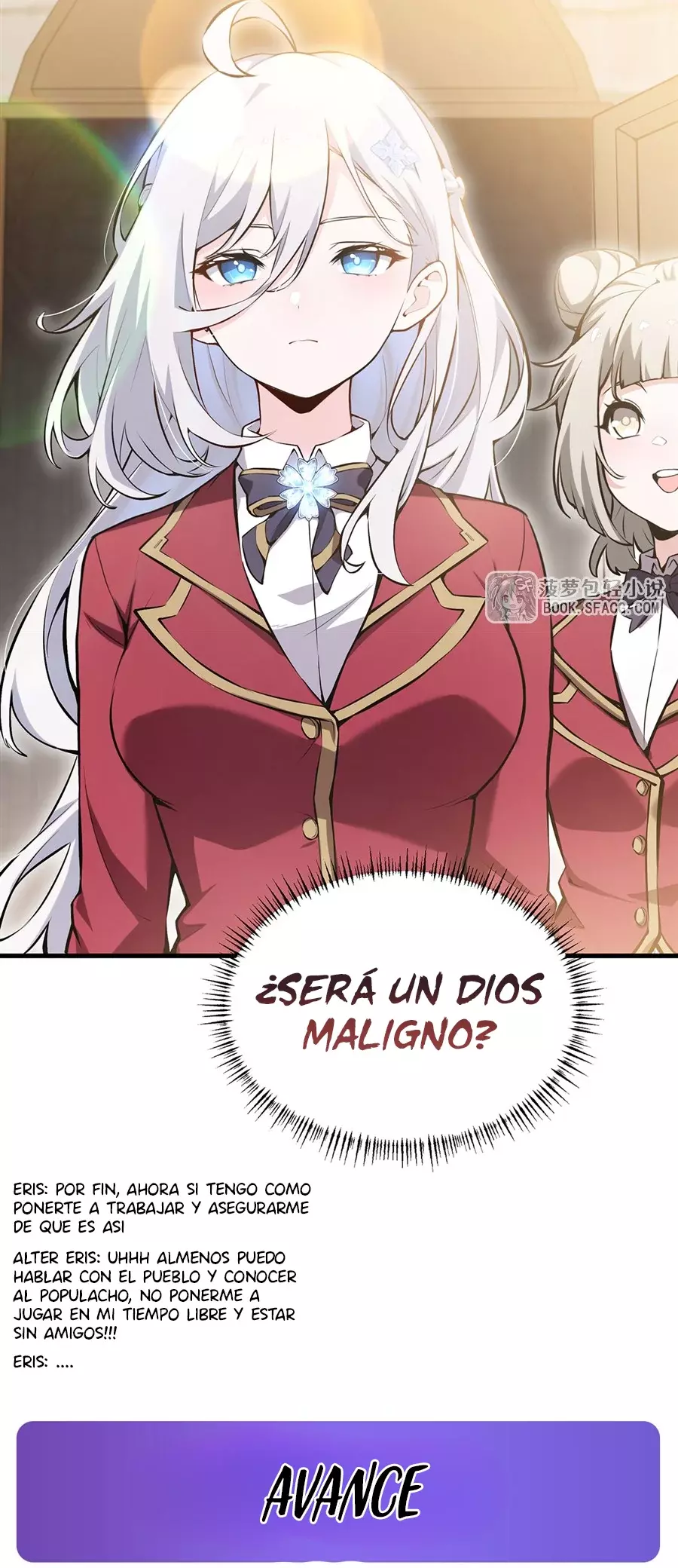El villano rubio de la novela de la protagonista femenina quiere ser feliz capítulo 45 página 34