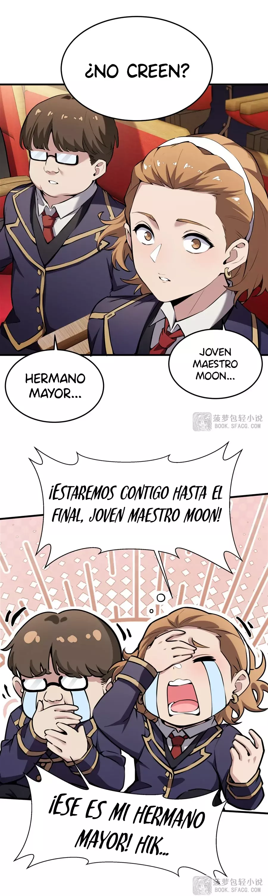 El villano rubio de la novela de la protagonista femenina quiere ser feliz capítulo 45 página 9