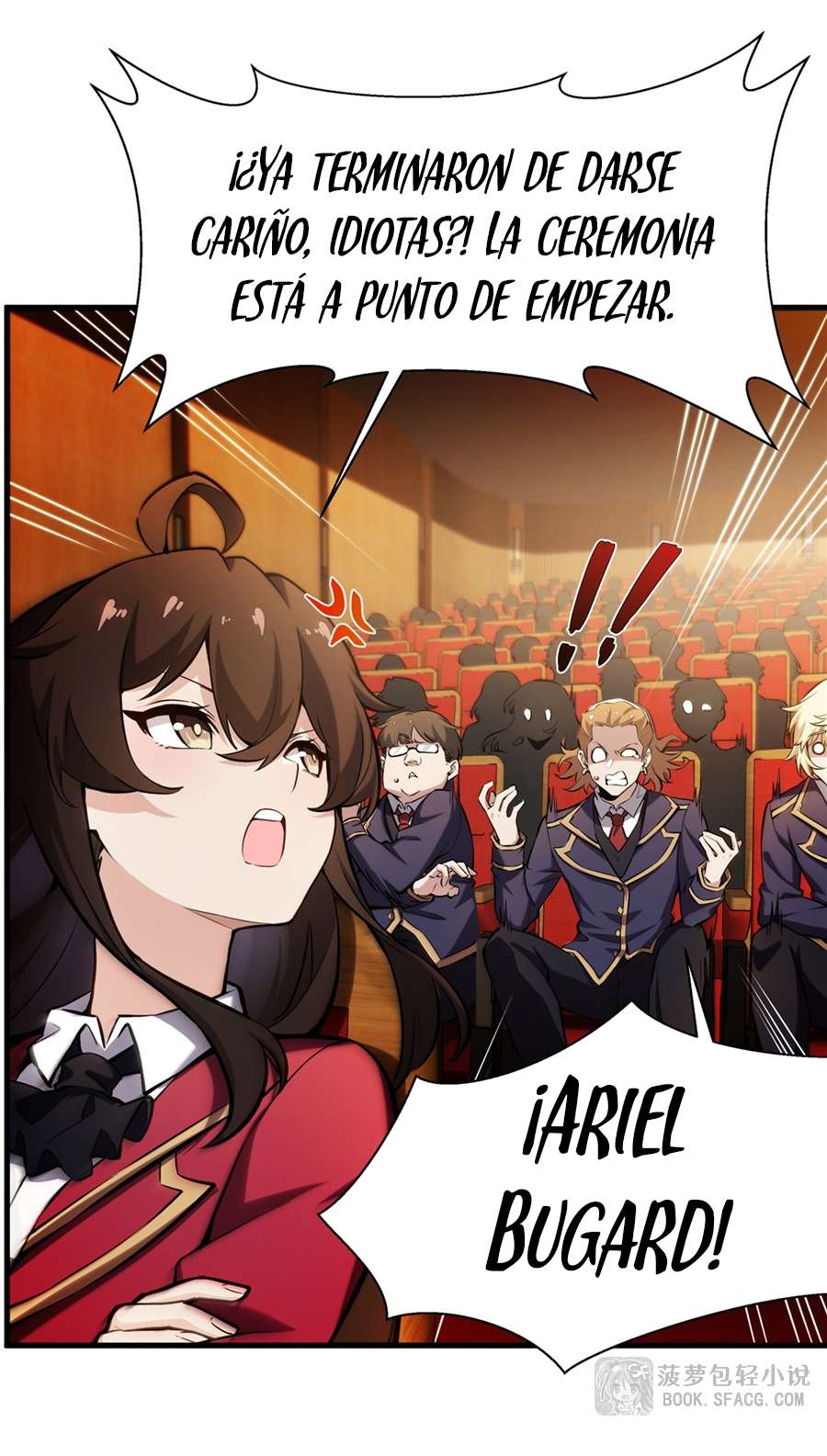 El villano rubio de la novela de la protagonista femenina quiere ser feliz capítulo 45 página 10