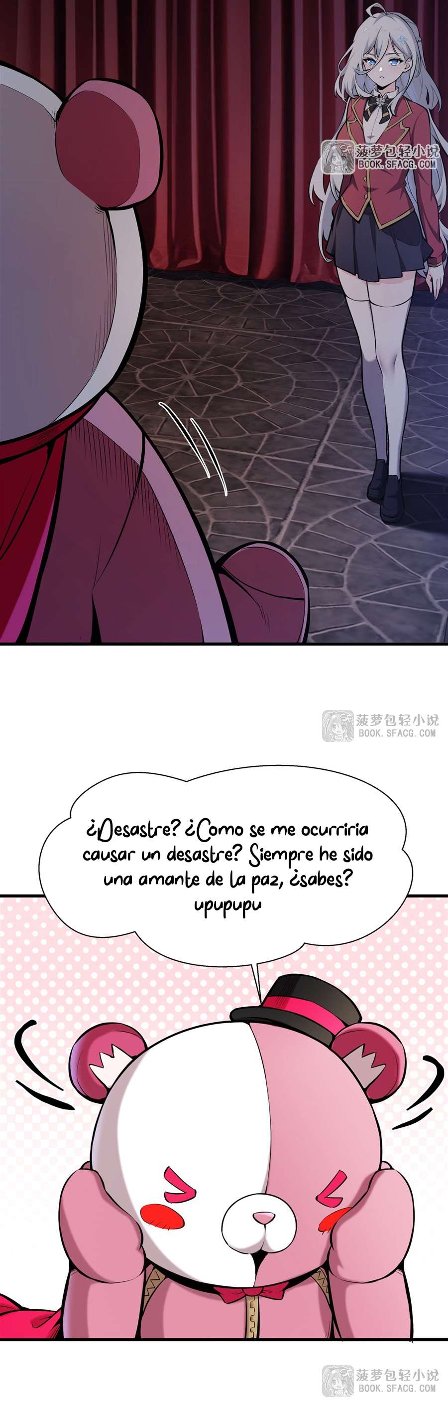 El villano rubio de la novela de la protagonista femenina quiere ser feliz capítulo 45 página 29