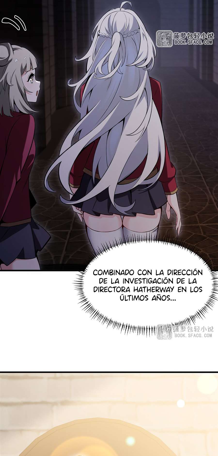 El villano rubio de la novela de la protagonista femenina quiere ser feliz capítulo 45 página 33