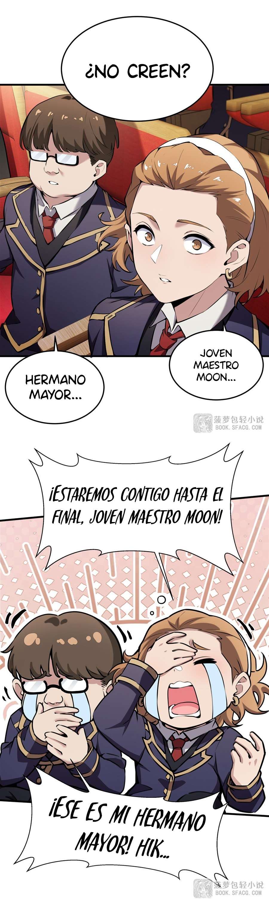 El villano rubio de la novela de la protagonista femenina quiere ser feliz capítulo 45 página 9