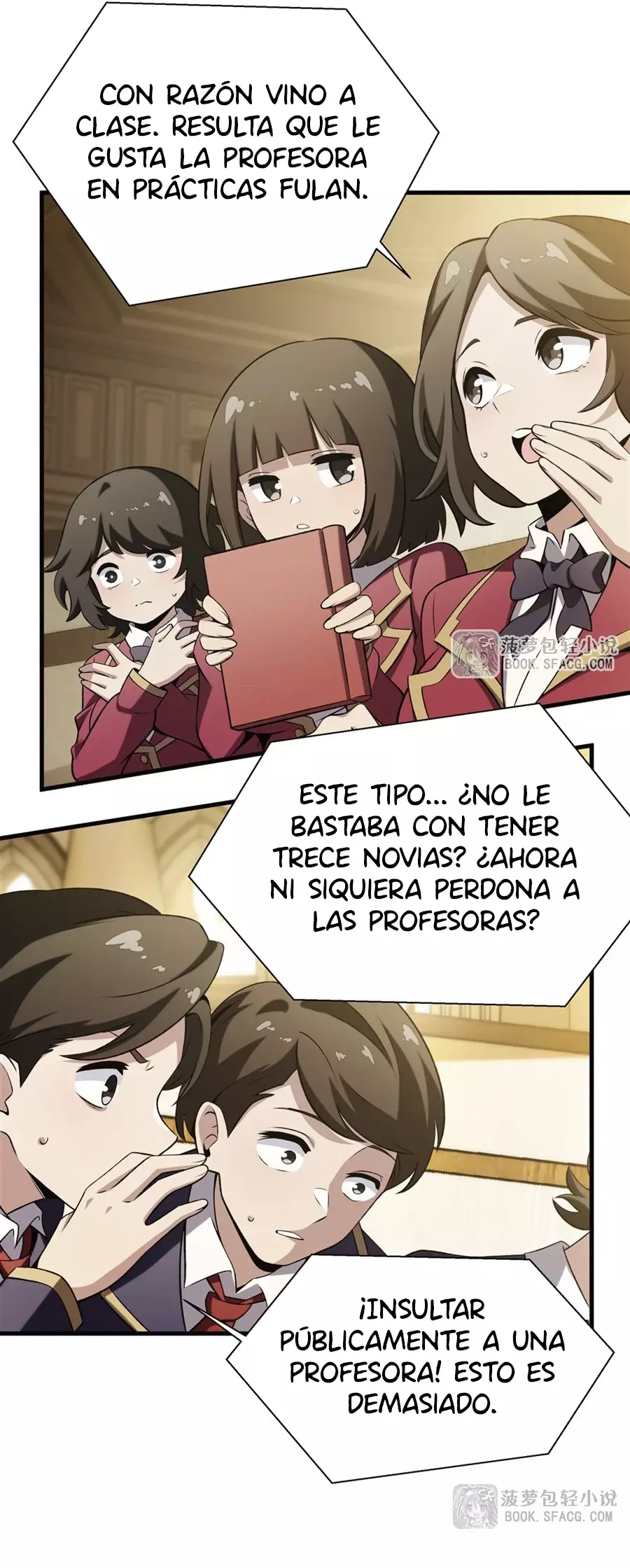 El villano rubio de la novela de la protagonista femenina quiere ser feliz capítulo 46 página 18
