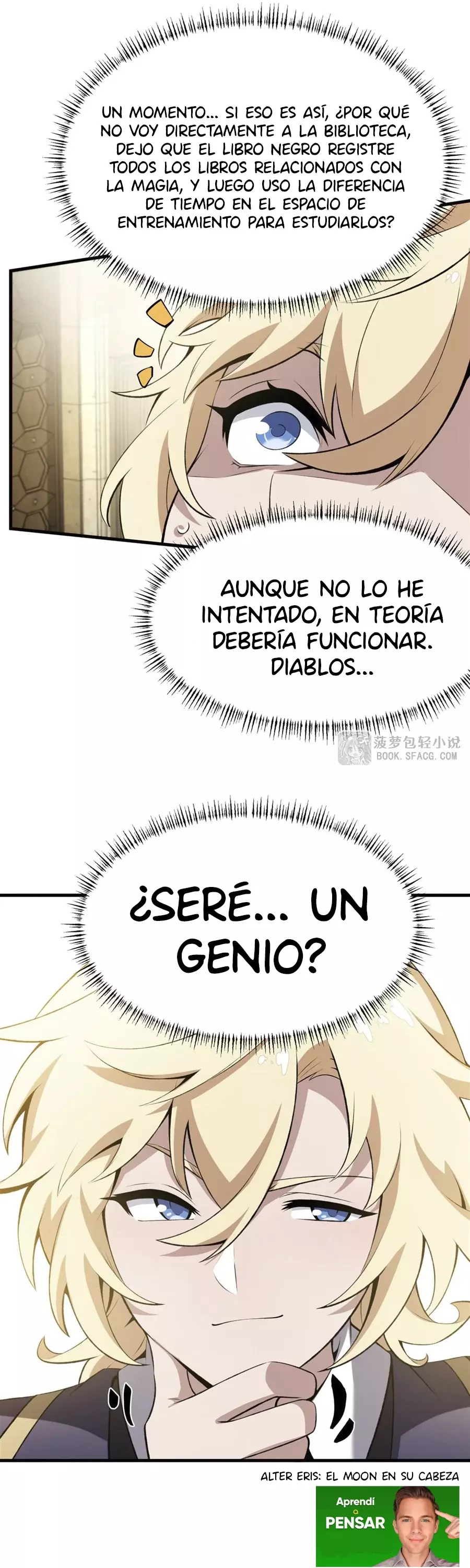 El villano rubio de la novela de la protagonista femenina quiere ser feliz capítulo 46 página 30