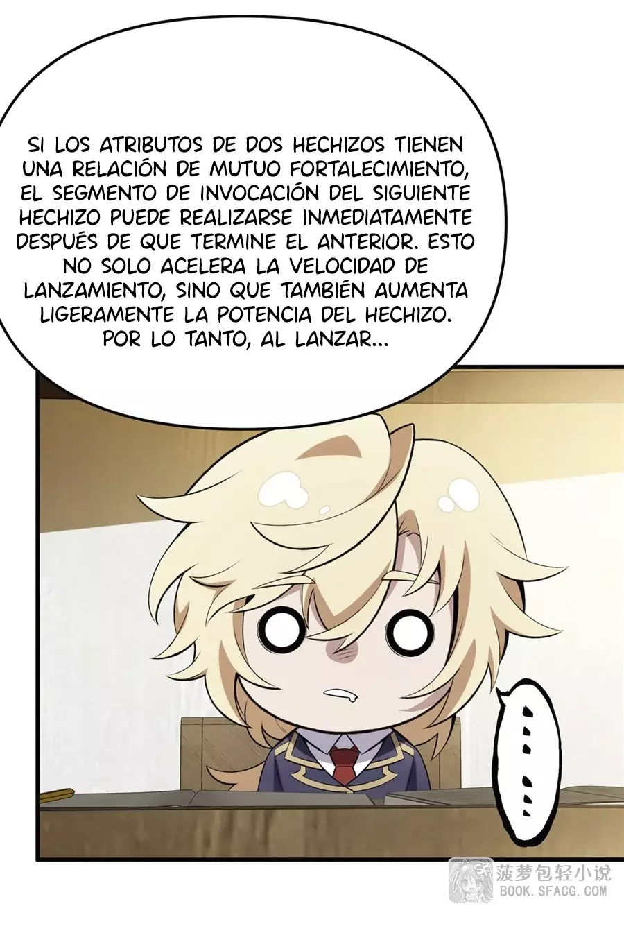 El villano rubio de la novela de la protagonista femenina quiere ser feliz capítulo 46 página 6