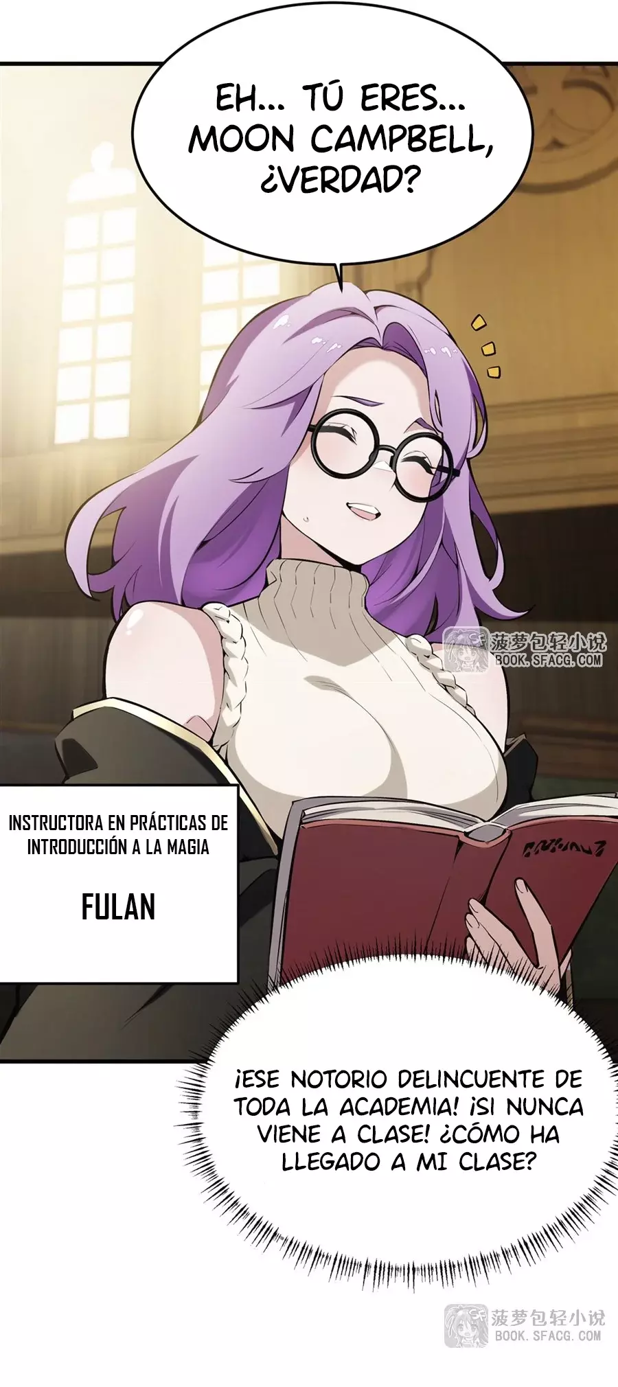 El villano rubio de la novela de la protagonista femenina quiere ser feliz capítulo 46 página 9