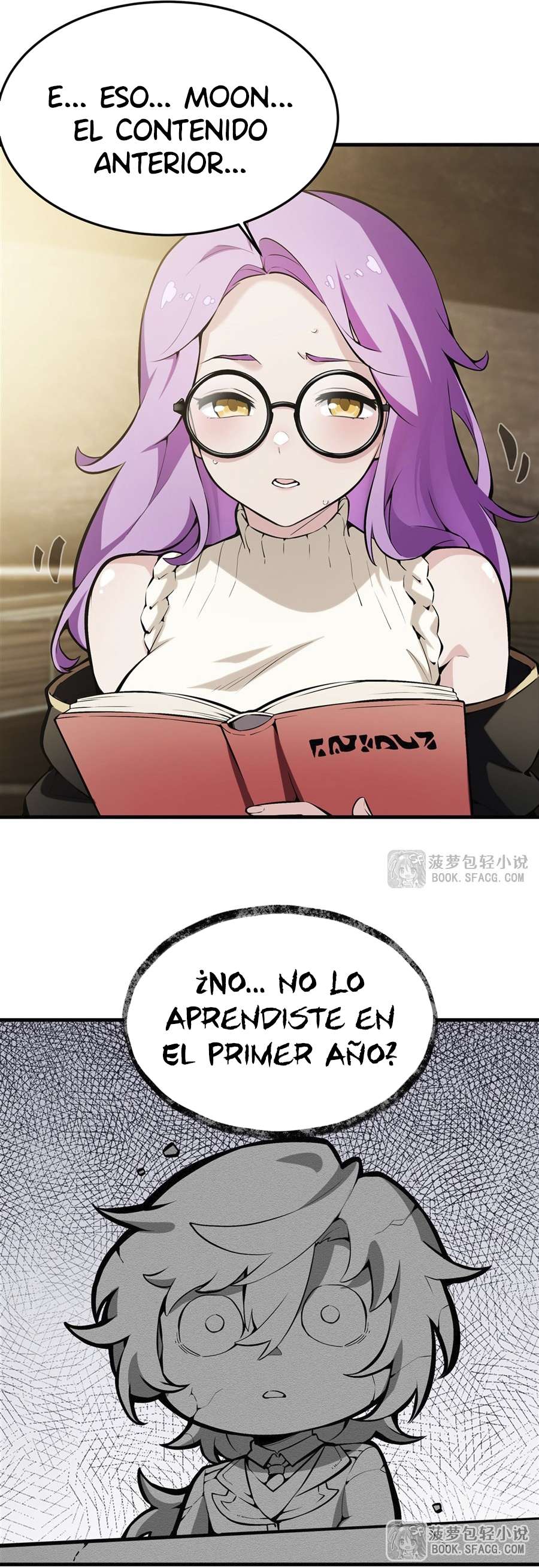 El villano rubio de la novela de la protagonista femenina quiere ser feliz capítulo 46 página 13