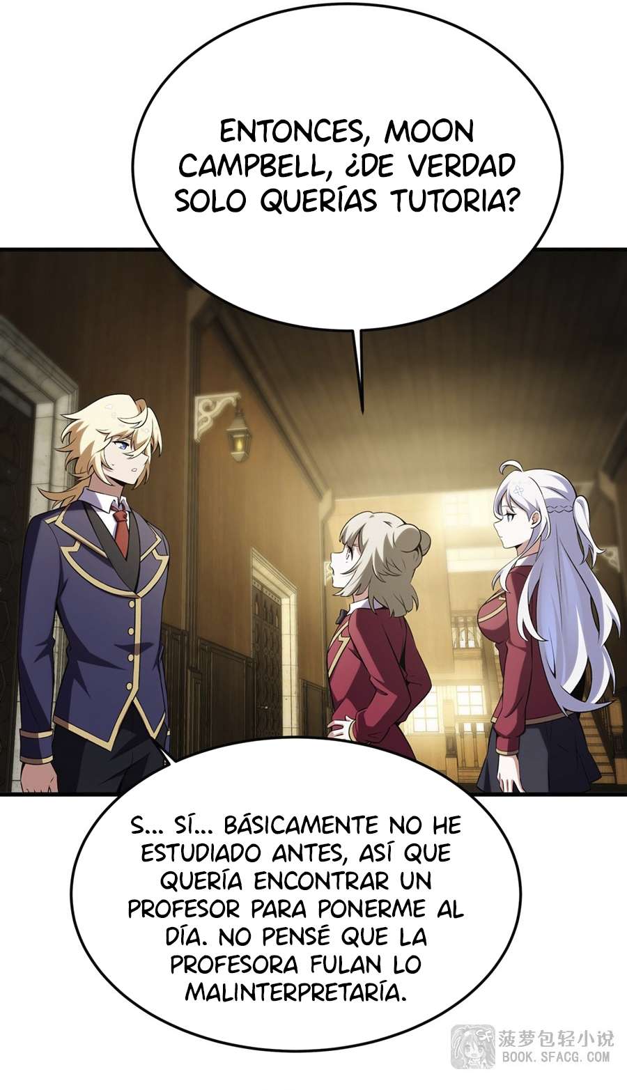 El villano rubio de la novela de la protagonista femenina quiere ser feliz capítulo 46 página 26