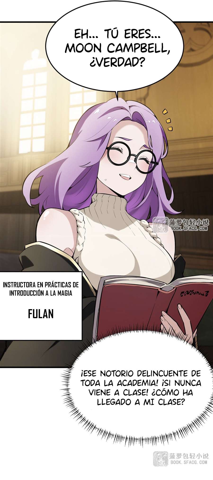 El villano rubio de la novela de la protagonista femenina quiere ser feliz capítulo 46 página 9