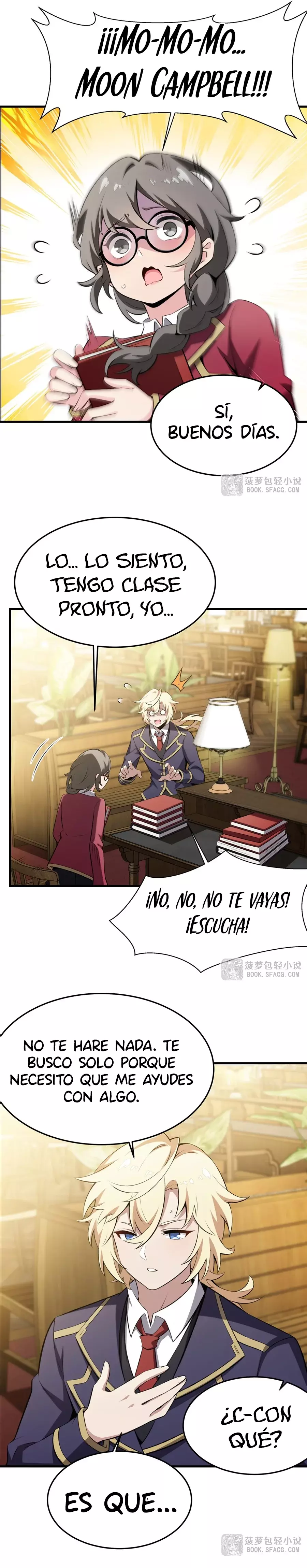El villano rubio de la novela de la protagonista femenina quiere ser feliz capítulo 47 página 7