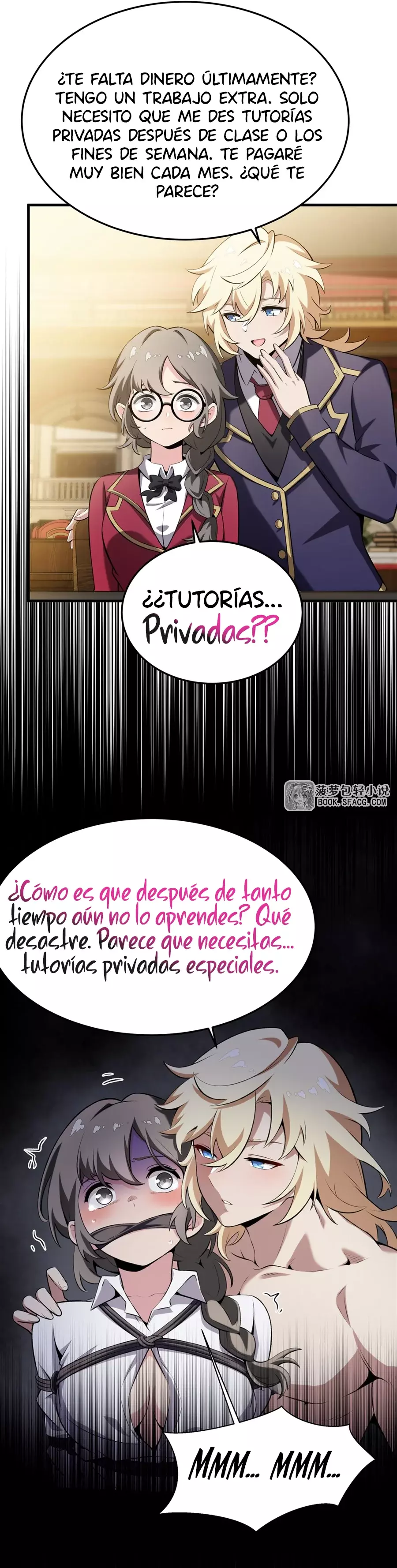 El villano rubio de la novela de la protagonista femenina quiere ser feliz capítulo 47 página 8