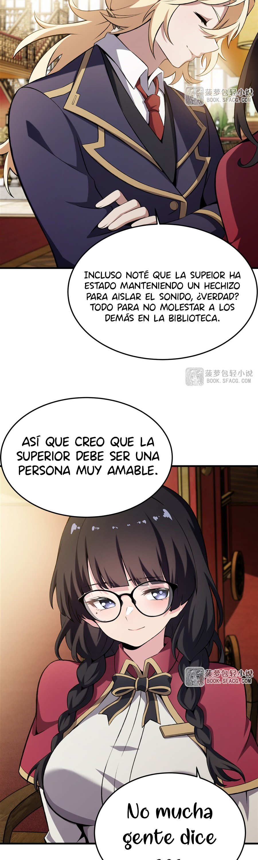El villano rubio de la novela de la protagonista femenina quiere ser feliz capítulo 48 página 12