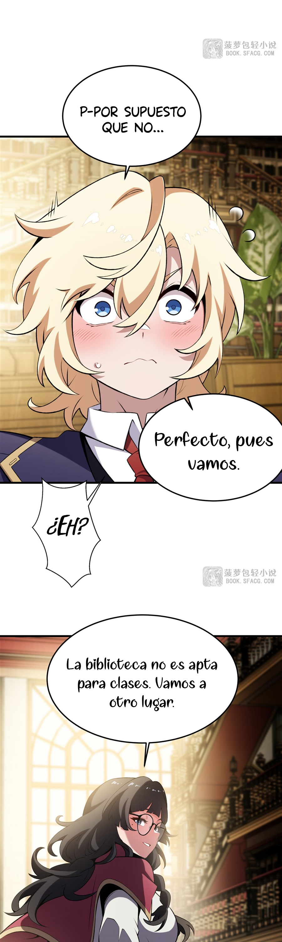 El villano rubio de la novela de la protagonista femenina quiere ser feliz capítulo 48 página 20