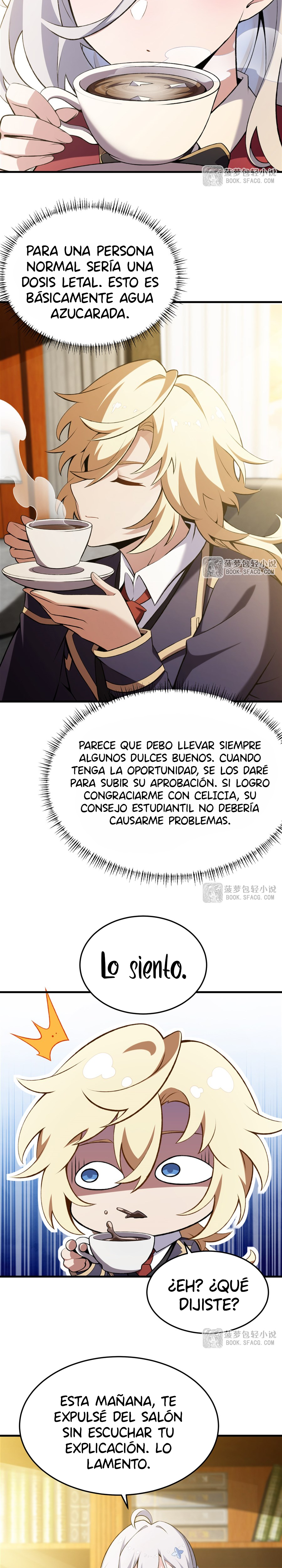El villano rubio de la novela de la protagonista femenina quiere ser feliz capítulo 49 página 11