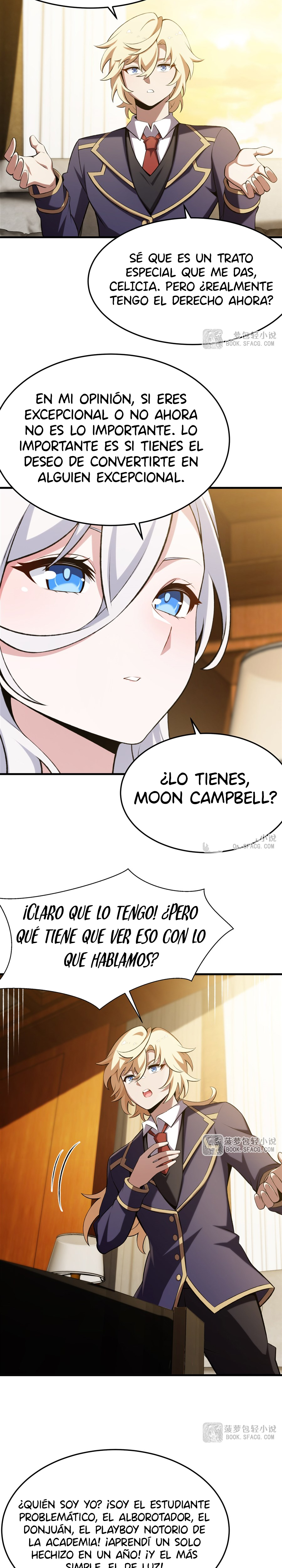El villano rubio de la novela de la protagonista femenina quiere ser feliz capítulo 49 página 14