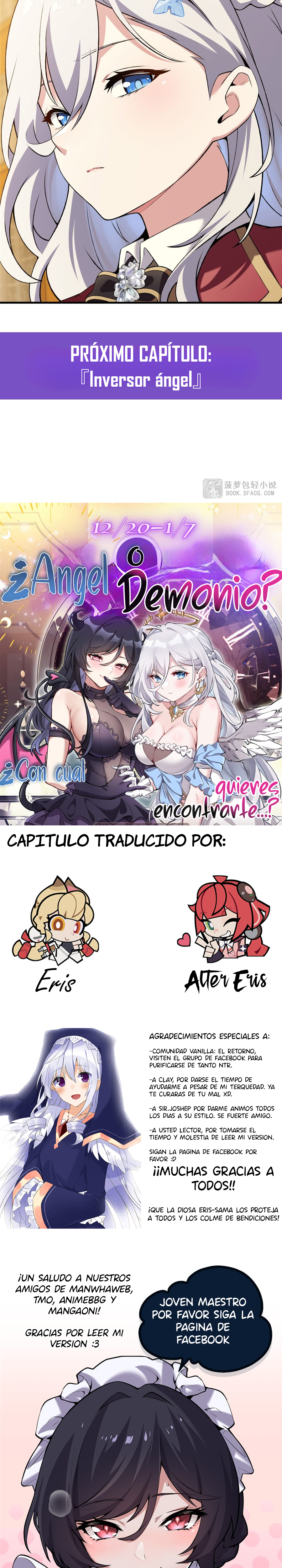 El villano rubio de la novela de la protagonista femenina quiere ser feliz capítulo 49 página 17