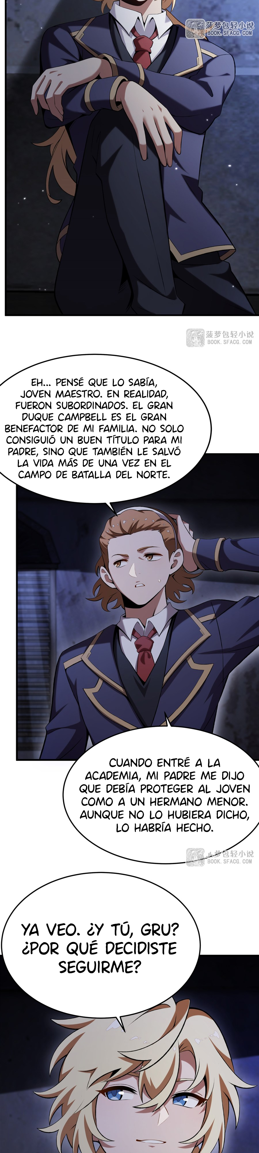 El villano rubio de la novela de la protagonista femenina quiere ser feliz capítulo 50 página 10