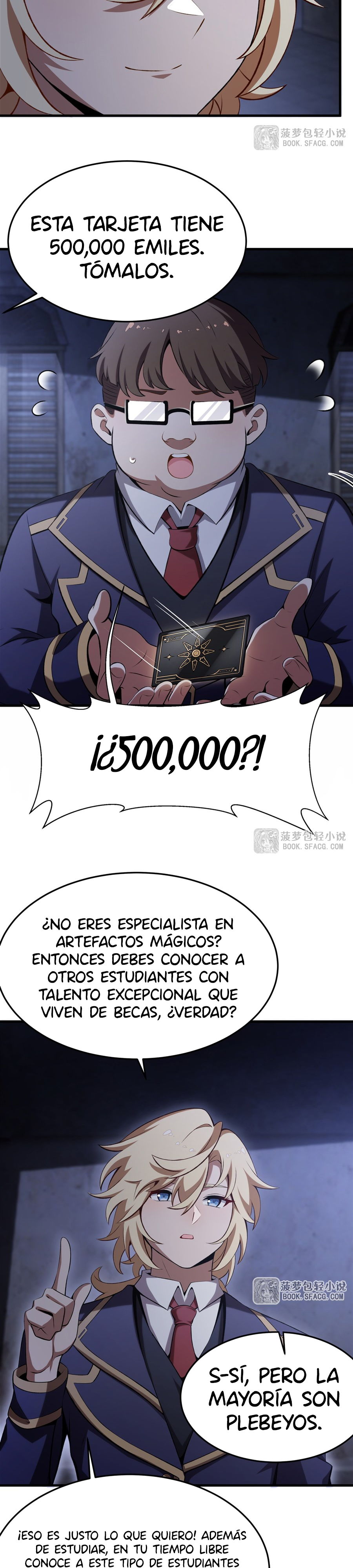 El villano rubio de la novela de la protagonista femenina quiere ser feliz capítulo 50 página 18