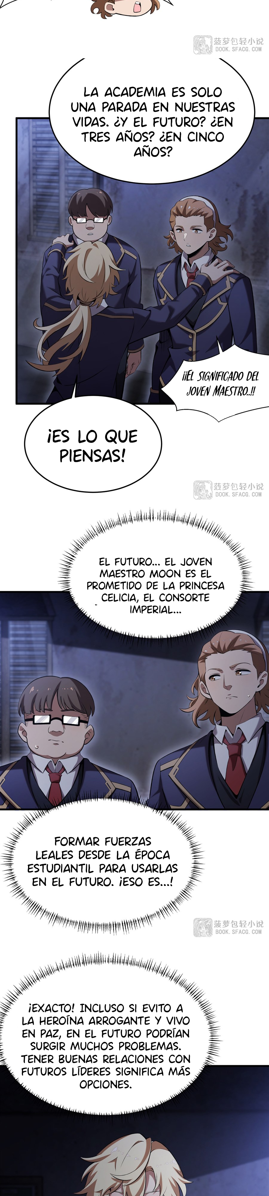 El villano rubio de la novela de la protagonista femenina quiere ser feliz capítulo 50 página 20
