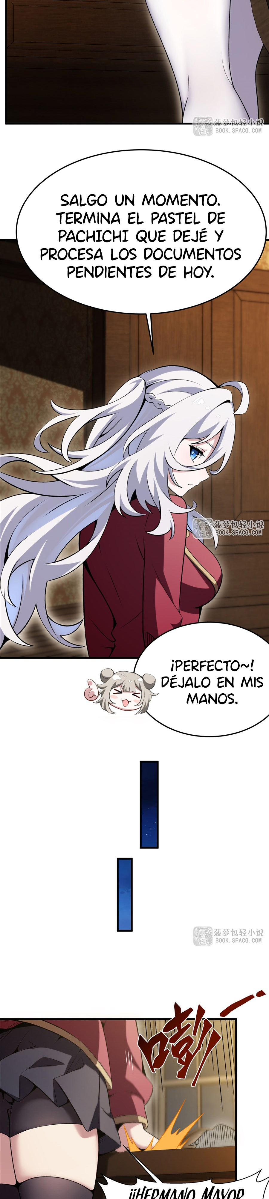 El villano rubio de la novela de la protagonista femenina quiere ser feliz capítulo 51 página 10