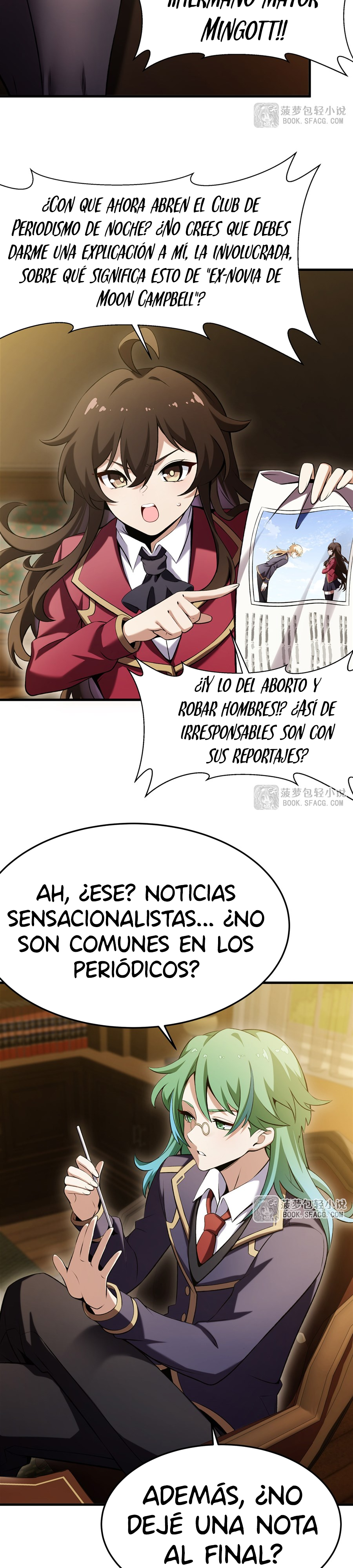El villano rubio de la novela de la protagonista femenina quiere ser feliz capítulo 51 página 11