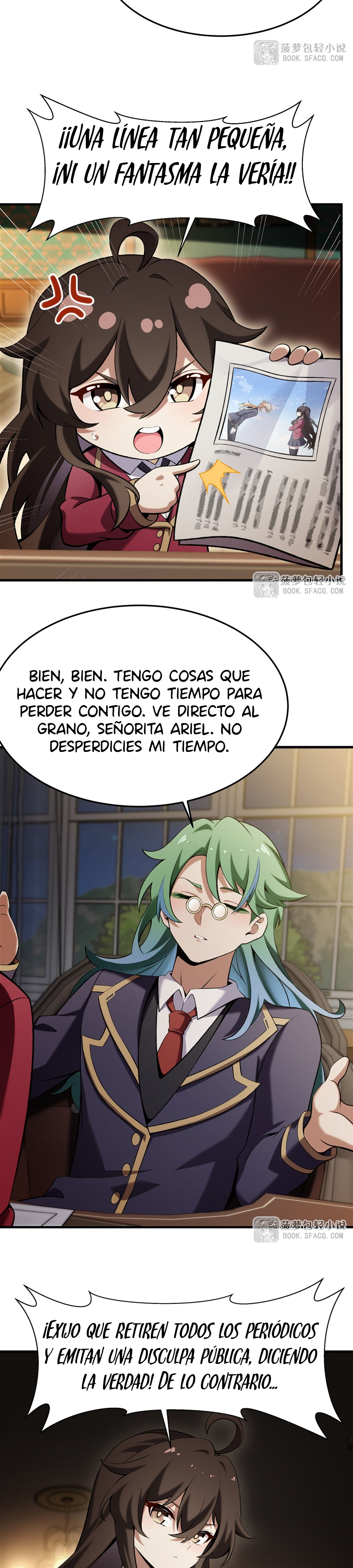El villano rubio de la novela de la protagonista femenina quiere ser feliz capítulo 51 página 12
