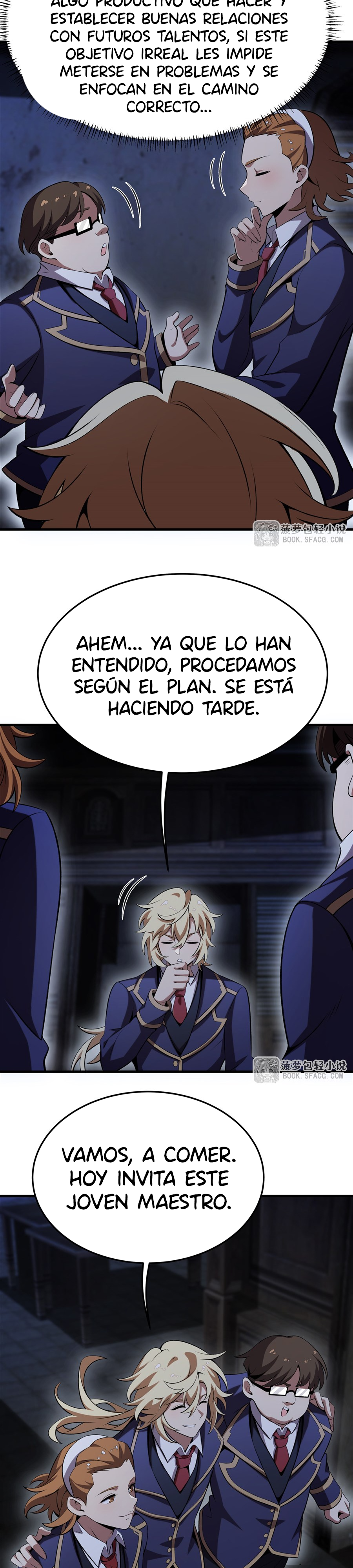 El villano rubio de la novela de la protagonista femenina quiere ser feliz capítulo 51 página 6