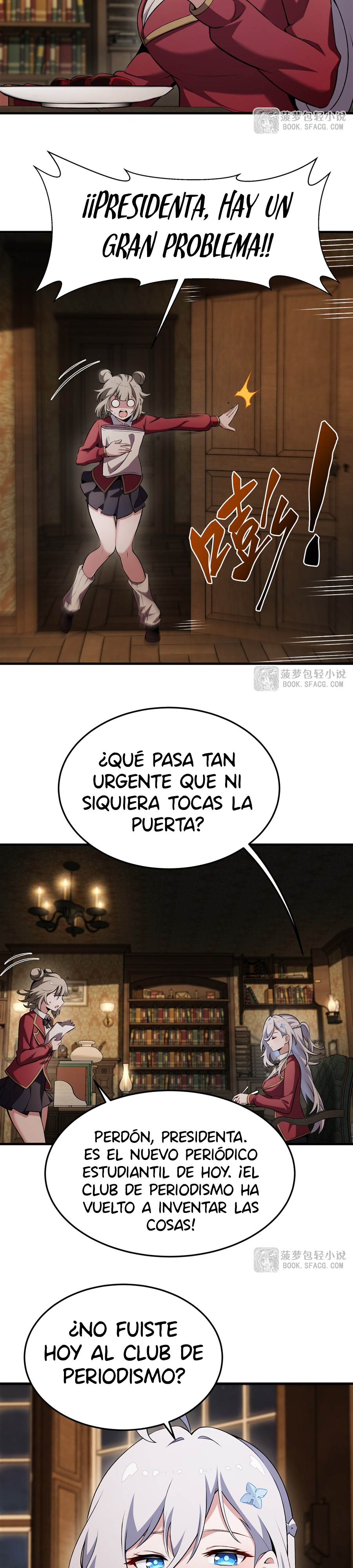 El villano rubio de la novela de la protagonista femenina quiere ser feliz capítulo 51 página 8
