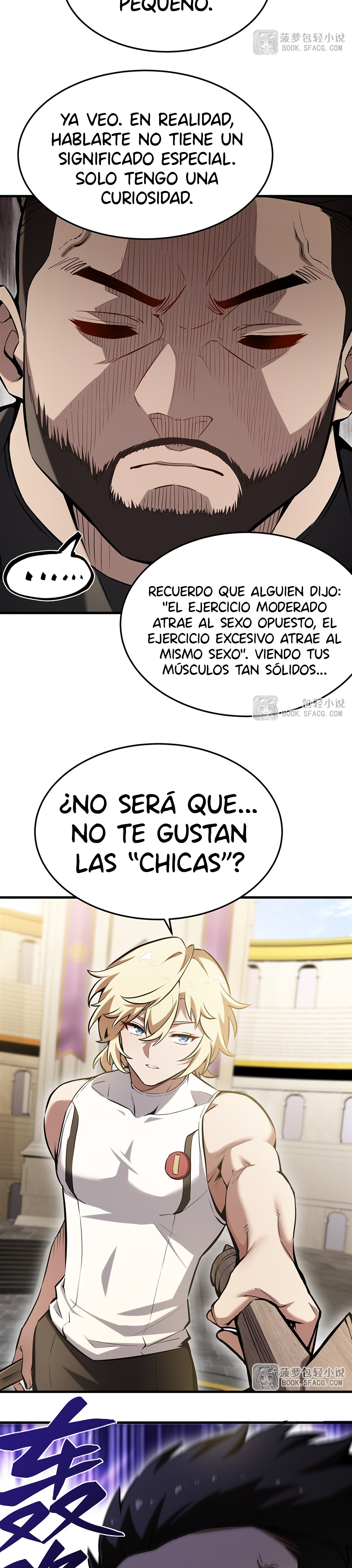 El villano rubio de la novela de la protagonista femenina quiere ser feliz capítulo 52 página 19