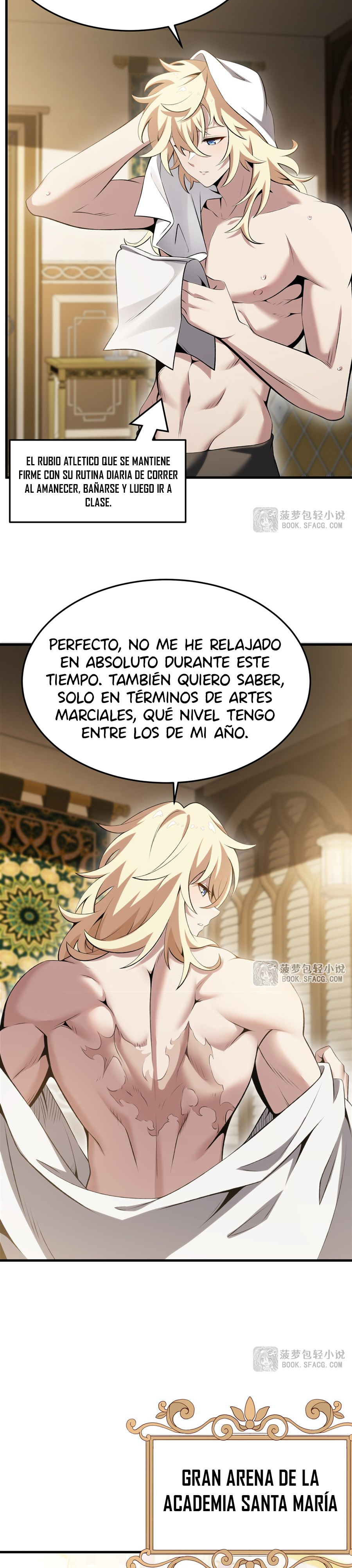 El villano rubio de la novela de la protagonista femenina quiere ser feliz capítulo 52 página 2