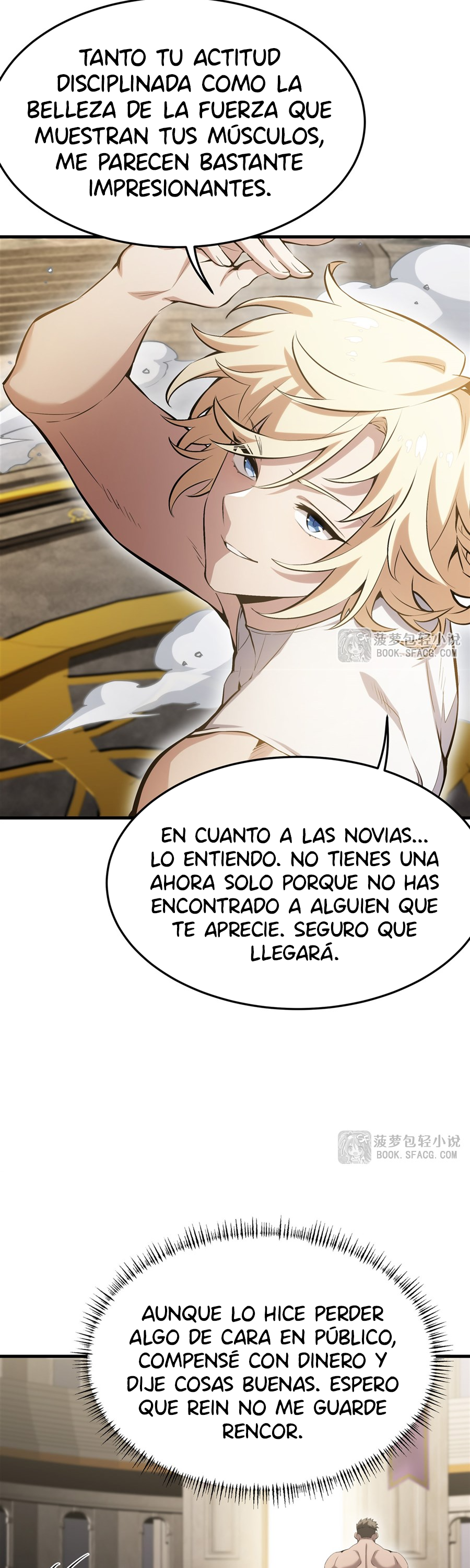 El villano rubio de la novela de la protagonista femenina quiere ser feliz capítulo 53 página 15