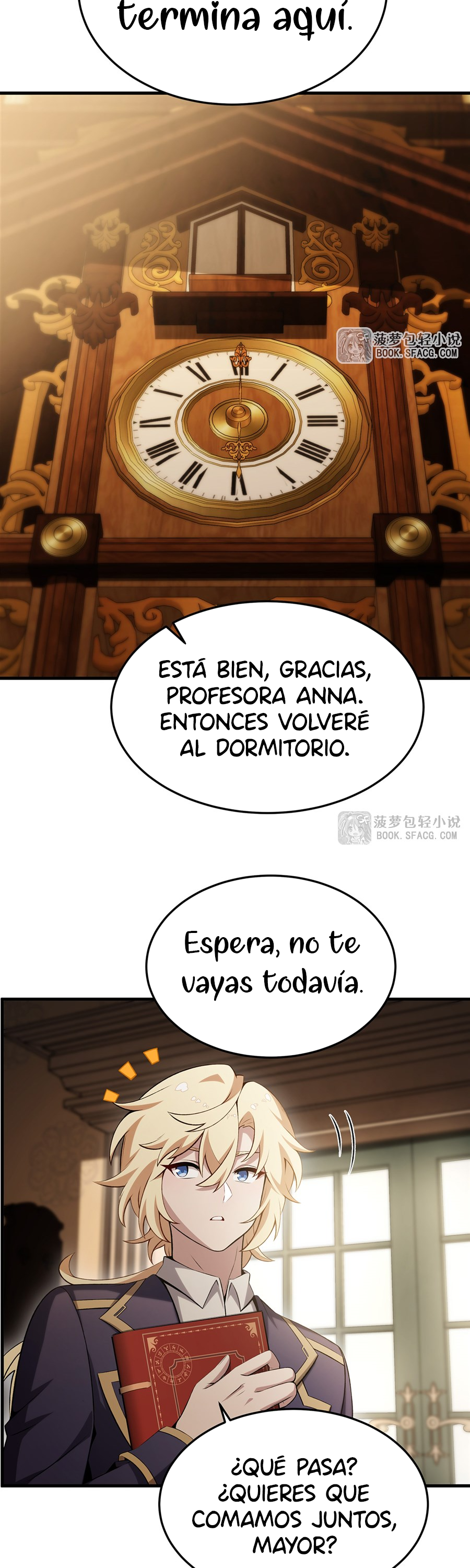 El villano rubio de la novela de la protagonista femenina quiere ser feliz capítulo 53 página 24