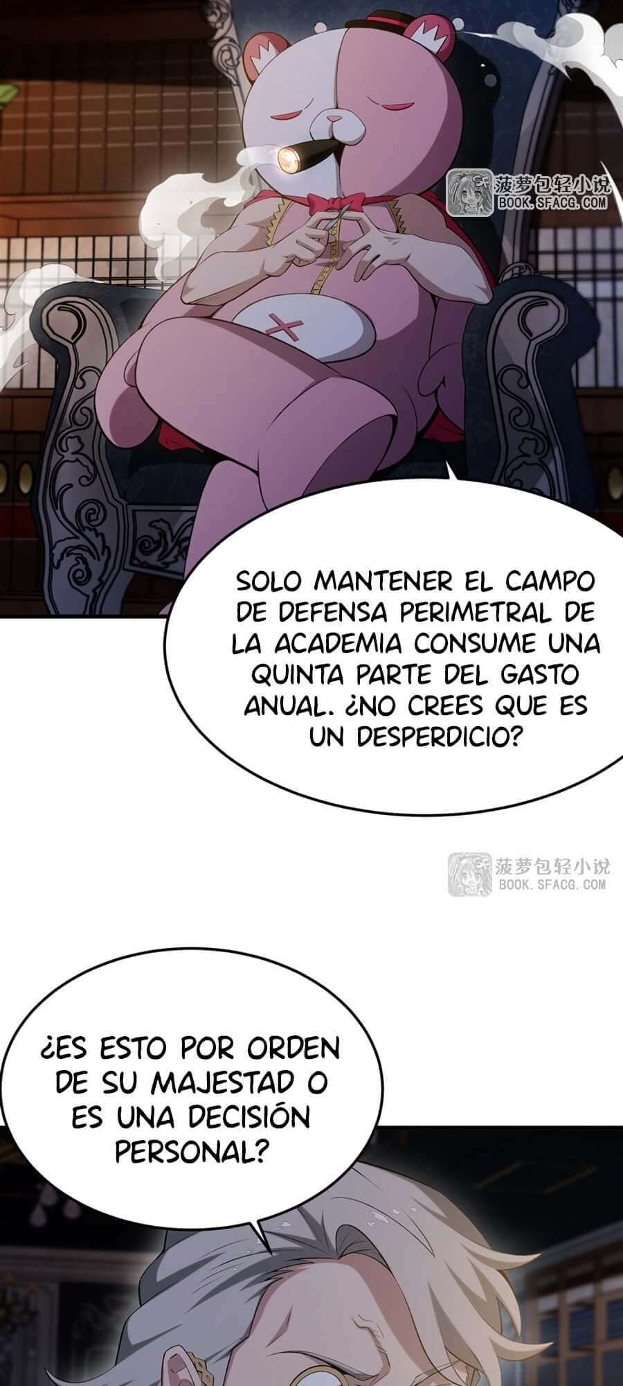 El villano rubio de la novela de la protagonista femenina quiere ser feliz capítulo 54 página 29