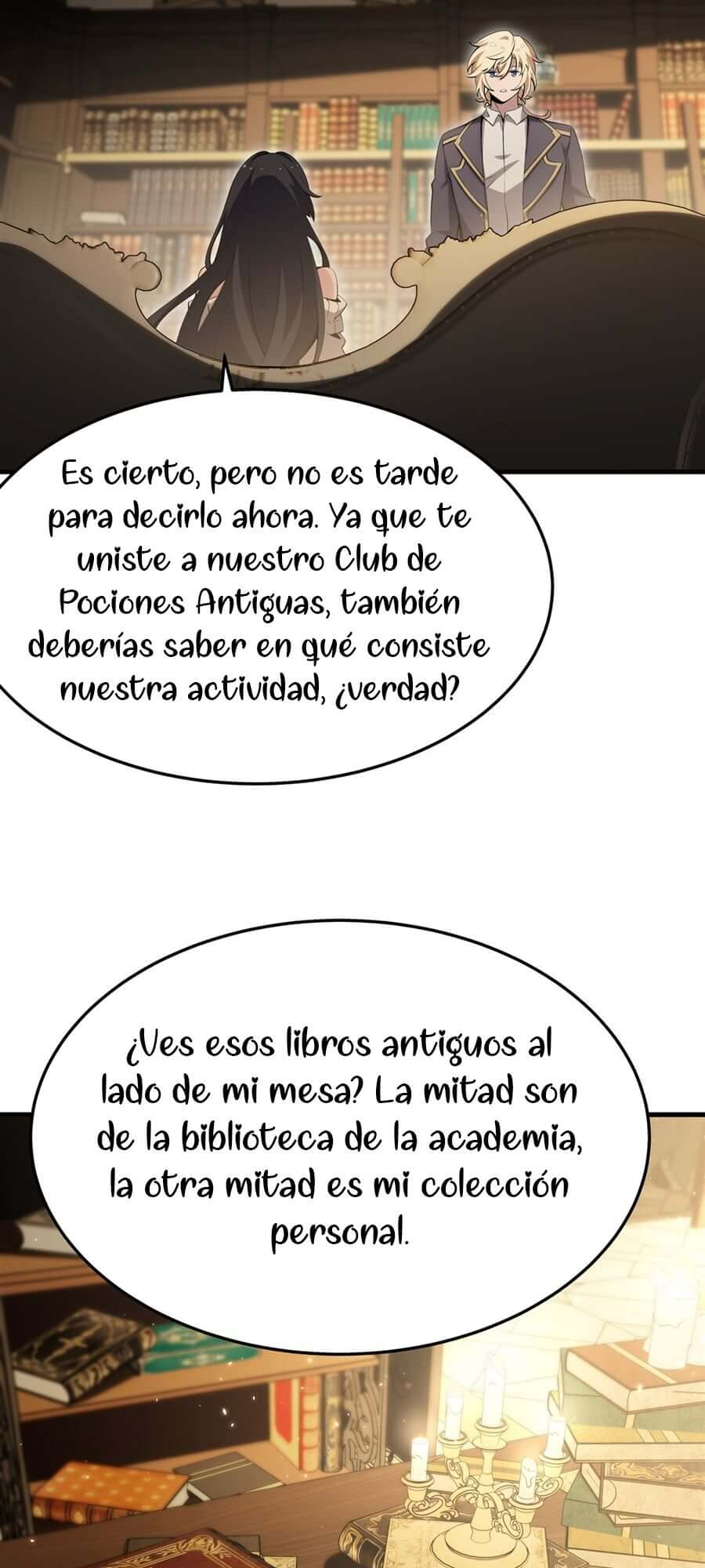El villano rubio de la novela de la protagonista femenina quiere ser feliz capítulo 54 página 3