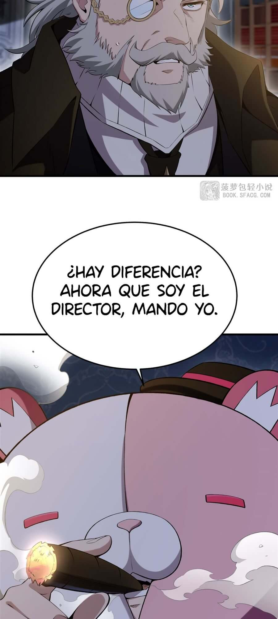 El villano rubio de la novela de la protagonista femenina quiere ser feliz capítulo 54 página 30