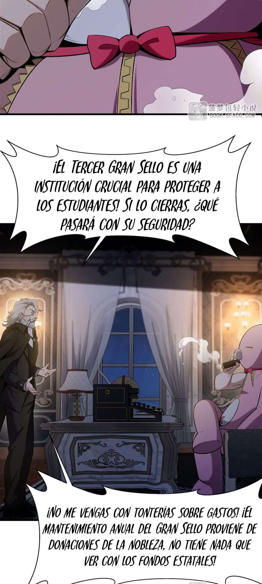 El villano rubio de la novela de la protagonista femenina quiere ser feliz capítulo 54 página 31