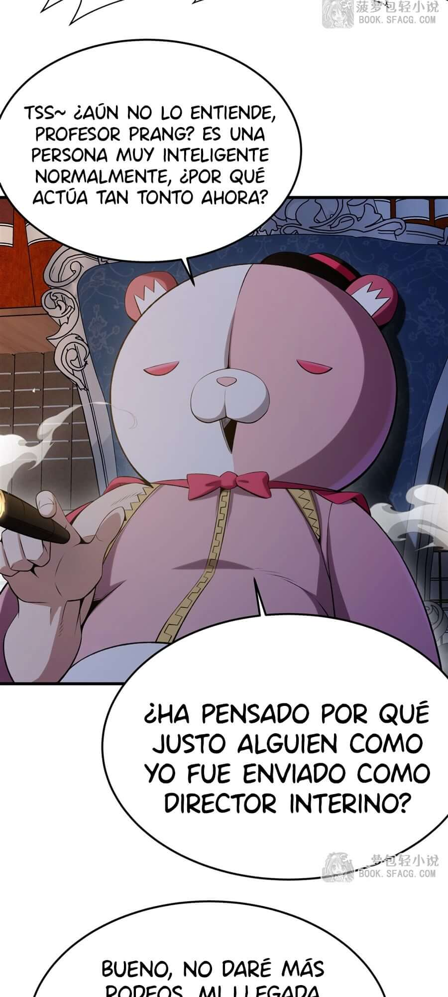 El villano rubio de la novela de la protagonista femenina quiere ser feliz capítulo 54 página 32