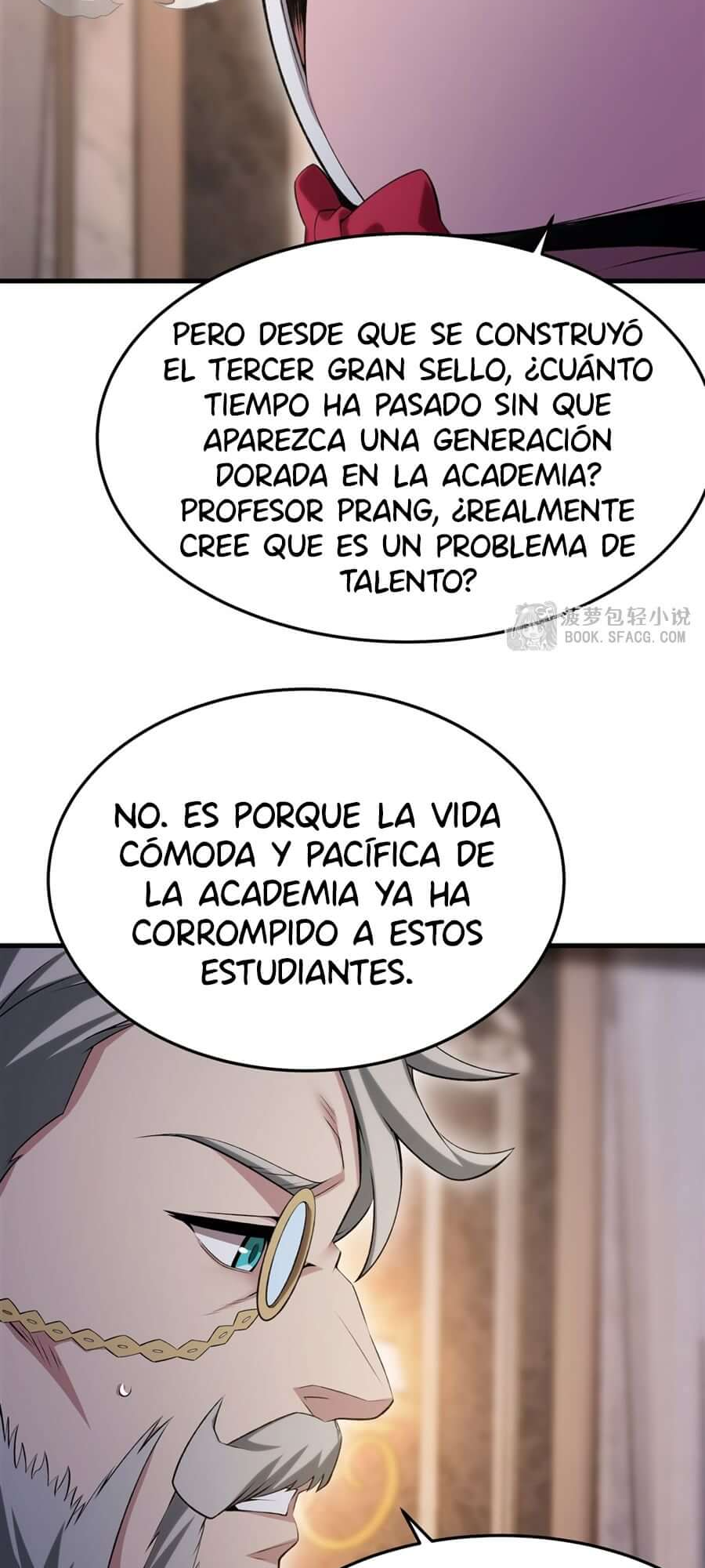 El villano rubio de la novela de la protagonista femenina quiere ser feliz capítulo 54 página 35