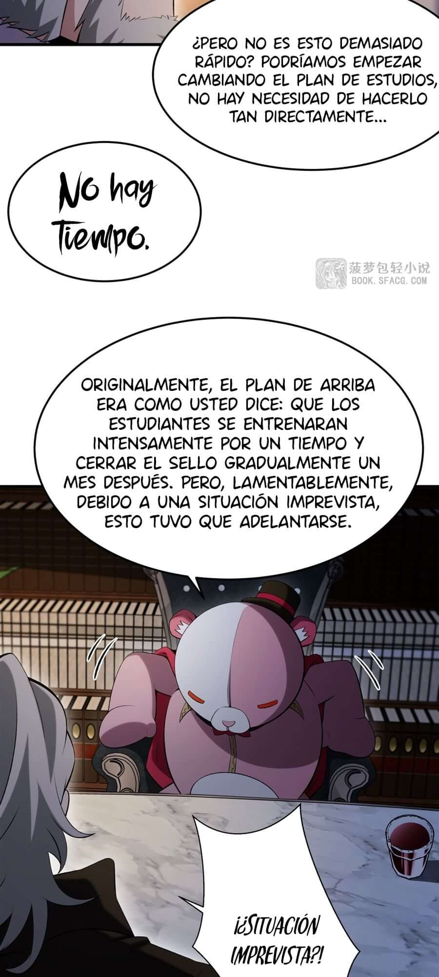 El villano rubio de la novela de la protagonista femenina quiere ser feliz capítulo 54 página 36