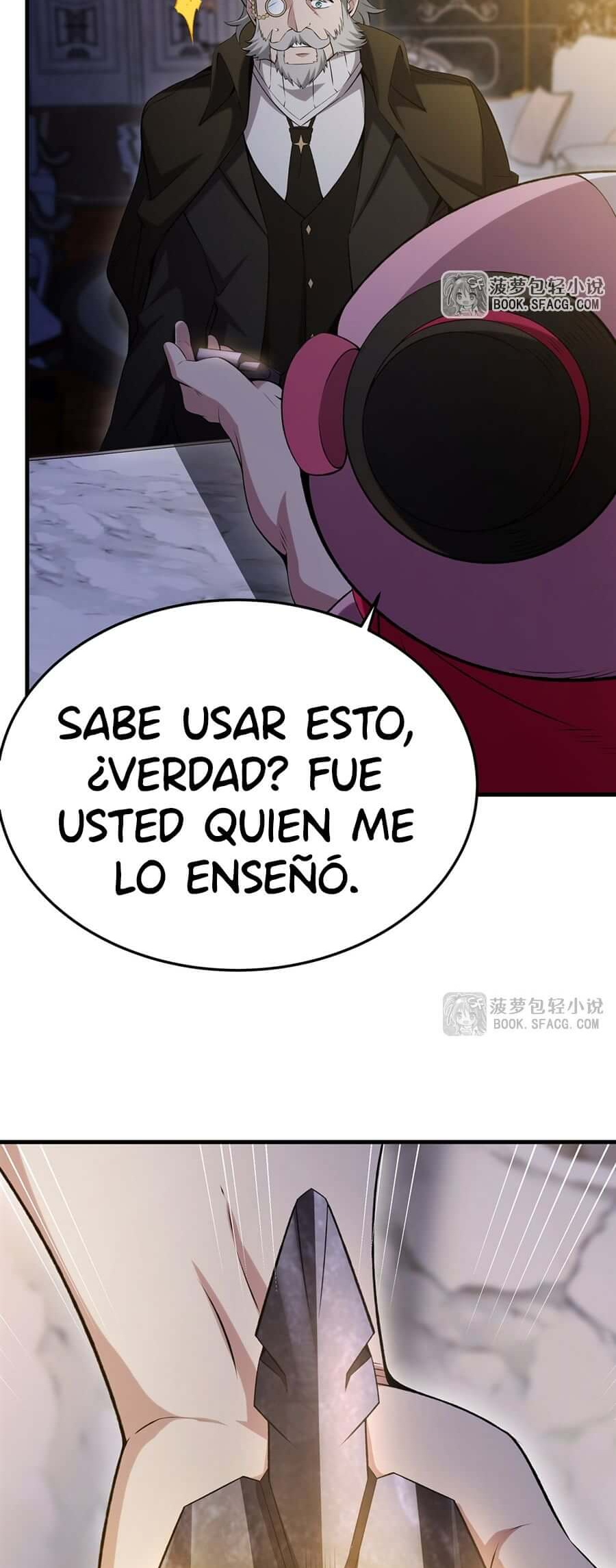 El villano rubio de la novela de la protagonista femenina quiere ser feliz capítulo 54 página 38