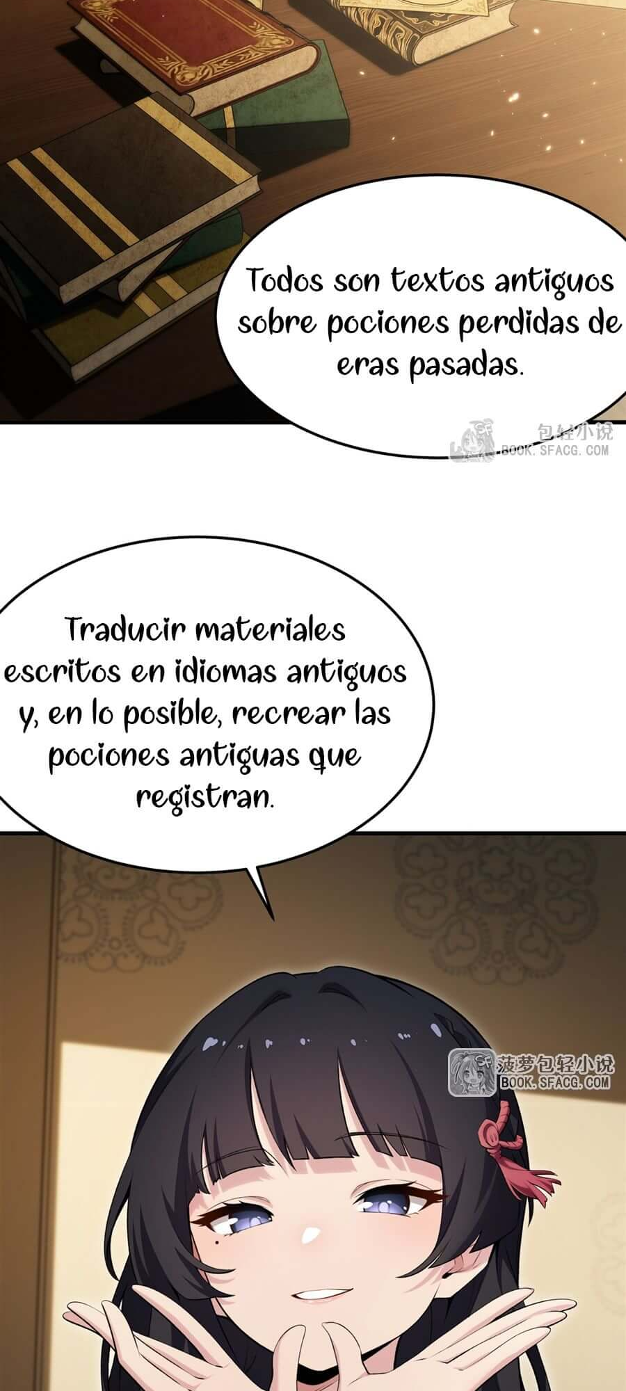 El villano rubio de la novela de la protagonista femenina quiere ser feliz capítulo 54 página 4