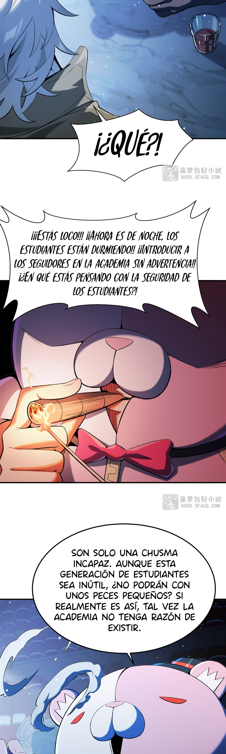 El villano rubio de la novela de la protagonista femenina quiere ser feliz capítulo 55 página 10