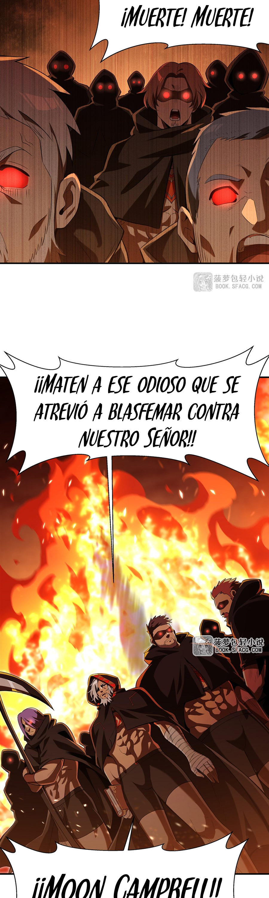 El villano rubio de la novela de la protagonista femenina quiere ser feliz capítulo 55 página 22