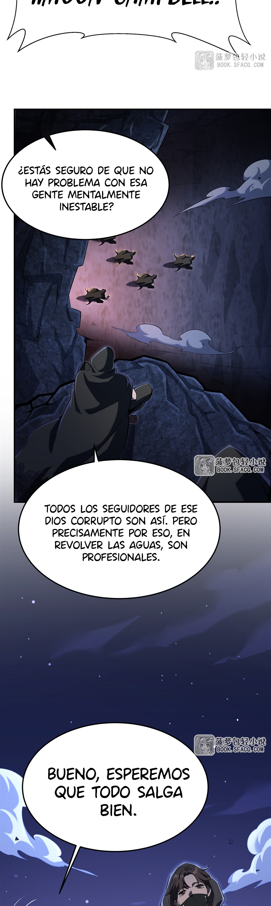El villano rubio de la novela de la protagonista femenina quiere ser feliz capítulo 55 página 23