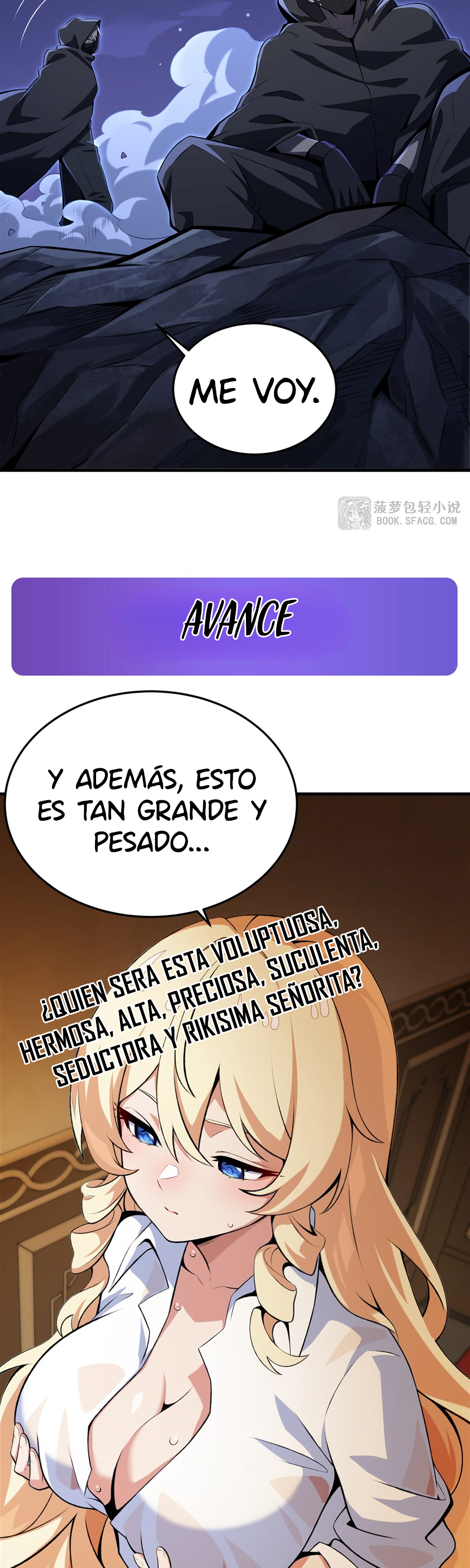 El villano rubio de la novela de la protagonista femenina quiere ser feliz capítulo 55 página 24
